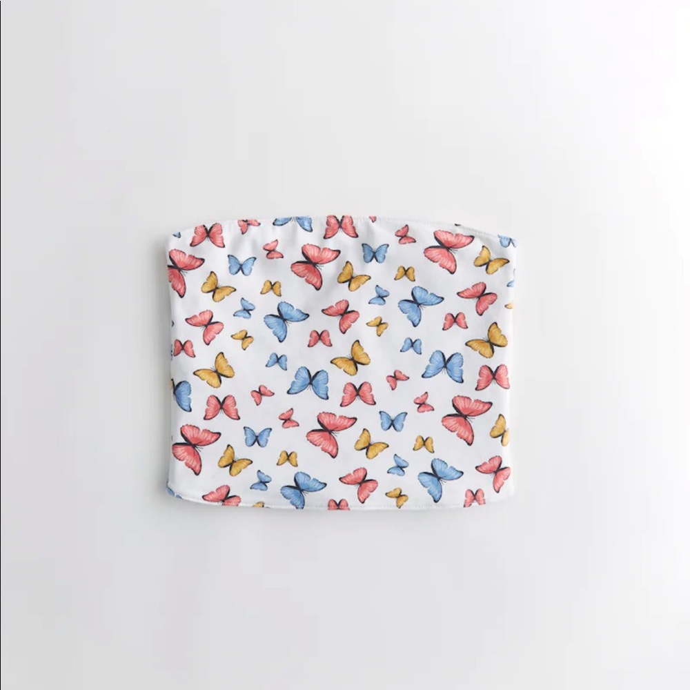 Butterfly tube top